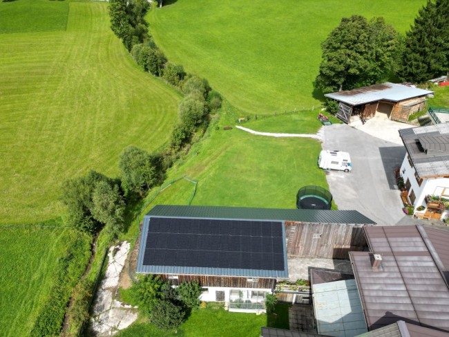 PV Anlage auf Stalldach